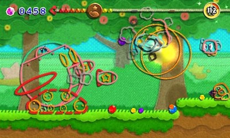 A fight in KirbyâÂÂs Extra Epic Yarn